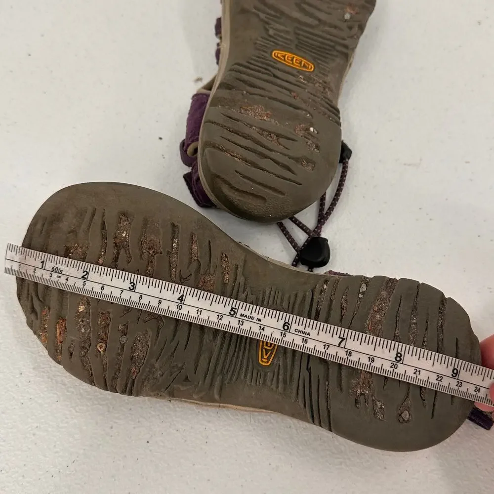 Keen Purple Nylon Whisper Hiking Sandals Size 4